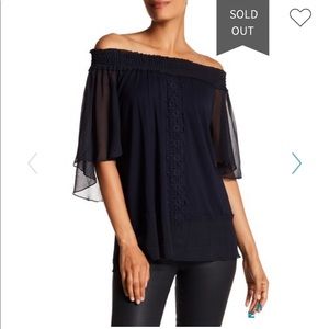Elie Tahari Off Shoulder Top